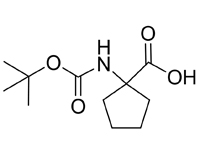 1-（叔丁氧基羰氨基）環戊烷甲酸，97%（GC）